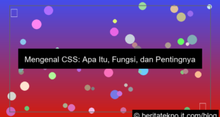 apa itu css dan kegunaannya