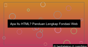 apa itu html