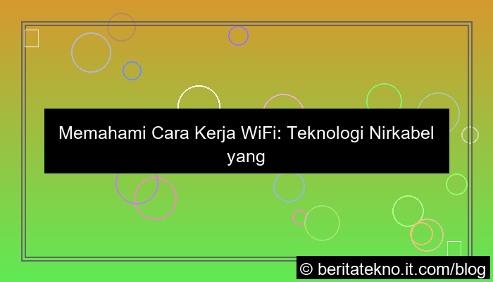 cara kerja wifi
