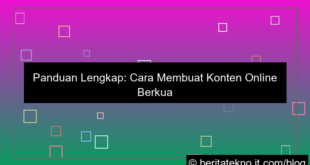 gambar cara membuat konten online yang berkualitas