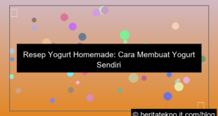 grafik cara membuat yogurt