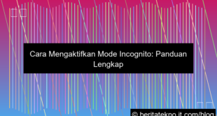 desain cara mengaktifkan mode incognito