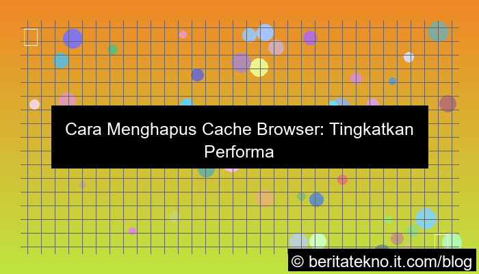 cara menghapus cache browser