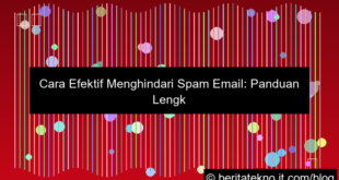 cara menghindari spam email