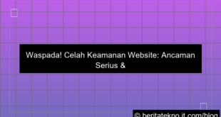ilustrasi celah keamanan website