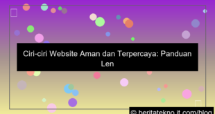 desain ciri ciri website aman dan terpercaya