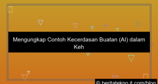 desain contoh kecerdasan buatan dalam kehidupan