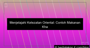 contoh makanan oriental
