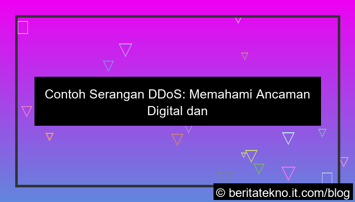 contoh serangan ddos