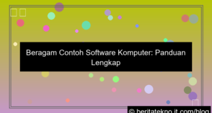 contoh software komputer