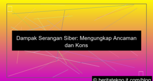 dampak serangan siber