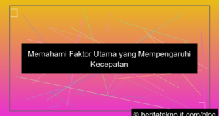 grafik faktor yang mempengaruhi kecepatan internet