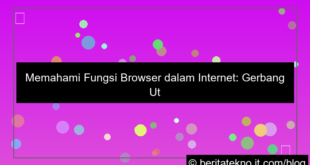 ilustrasi fungsi browser dalam internet