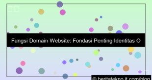 grafik fungsi domain pada website