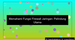 desain fungsi firewall jaringan