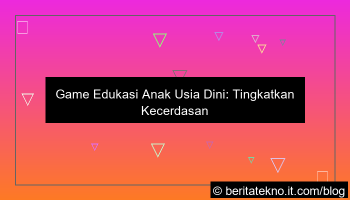 game edukasi anak usia dini