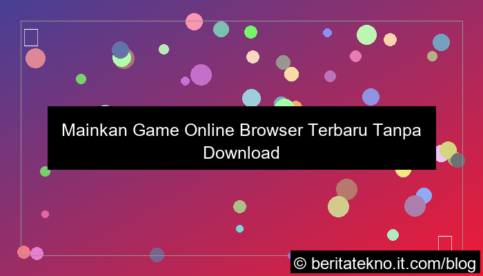 desain game online browser terbaru