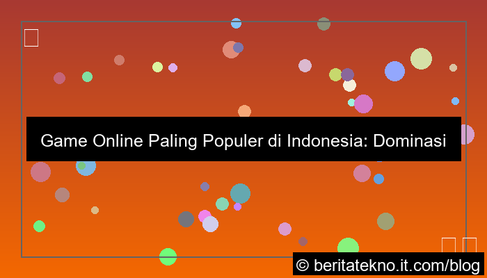 ilustrasi game online paling populer di indonesia