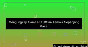 game pc offline terbaik sepanjang masa