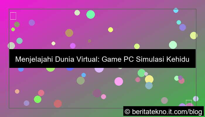 game pc simulasi kehidupan