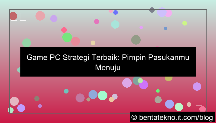 ilustrasi game pc strategi terbaik