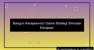 game strategi simulasi kerajaan