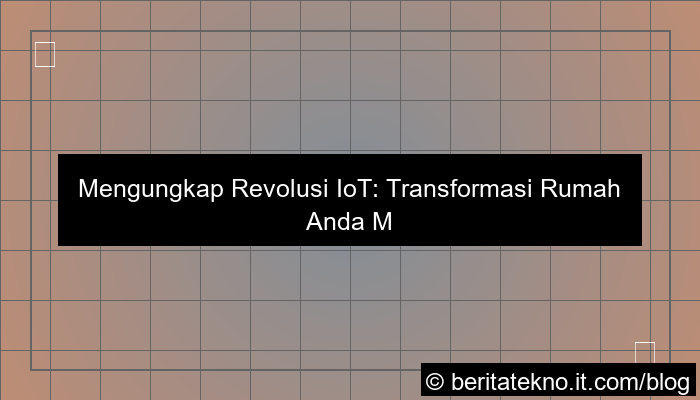 gambar iot dan smart home