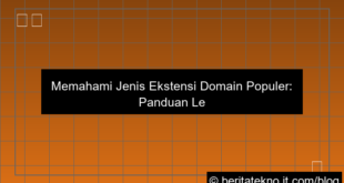jenis ekstensi domain populer