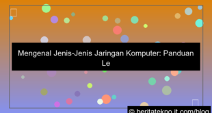 jenis jenis jaringan komputer