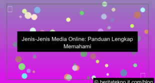 grafik jenis jenis media online