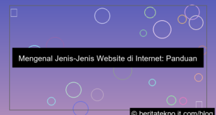 desain jenis jenis website di internet