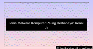 ilustrasi jenis malware komputer