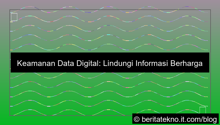 ilustrasi keamanan data digital