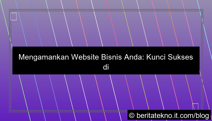 keamanan website bisnis