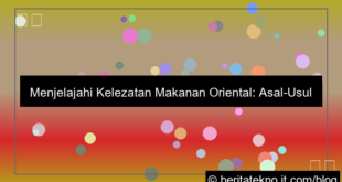 makanan oriental dan asal negaranya