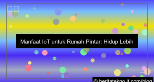 ilustrasi manfaat iot untuk rumah pintar