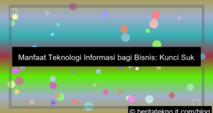visual manfaat teknologi informasi bagi bisnis