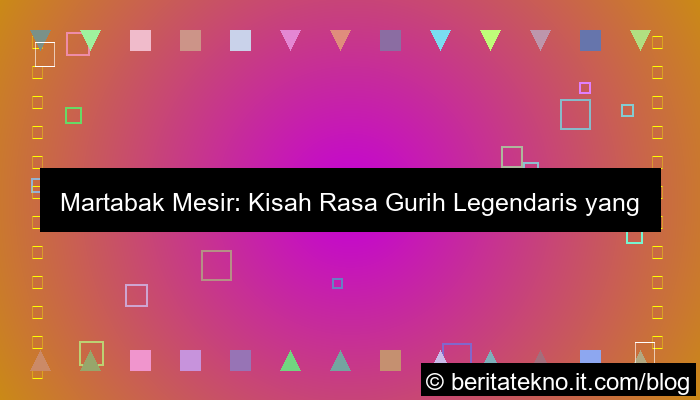 ilustrasi martabak mesir