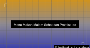 grafik menu makan malam