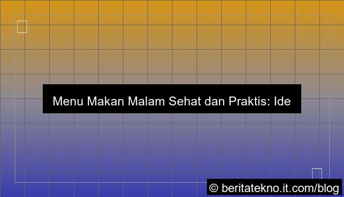 grafik menu makan malam