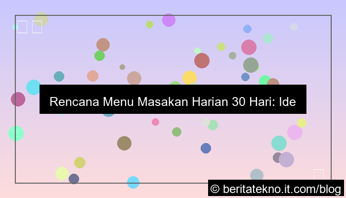 gambar menu masakan harian 30 hari