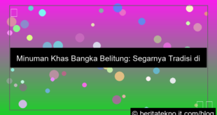 desain minuman khas bangka belitung