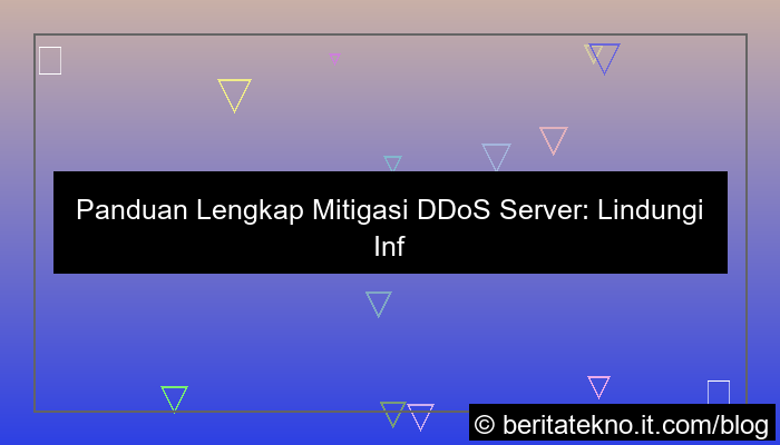 visual mitigasi ddos server