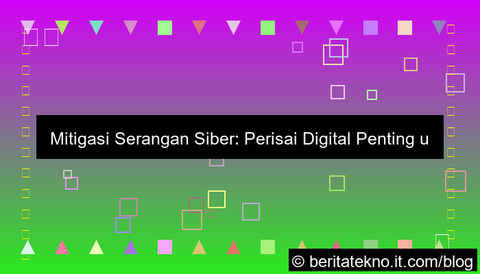 ilustrasi mitigasi serangan siber