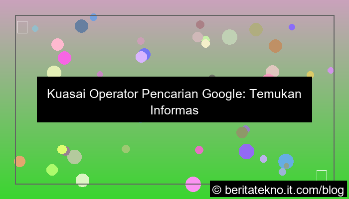grafik operator pencarian google