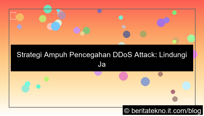 grafik pencegahan ddos attack