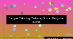 pengaruh teknologi terhadap sosial