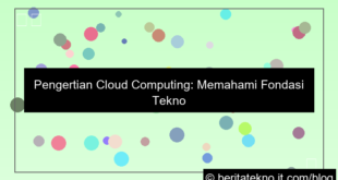 pengertian cloud computing