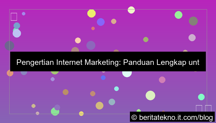 pengertian internet marketing