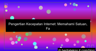 visual pengertian kecepatan internet